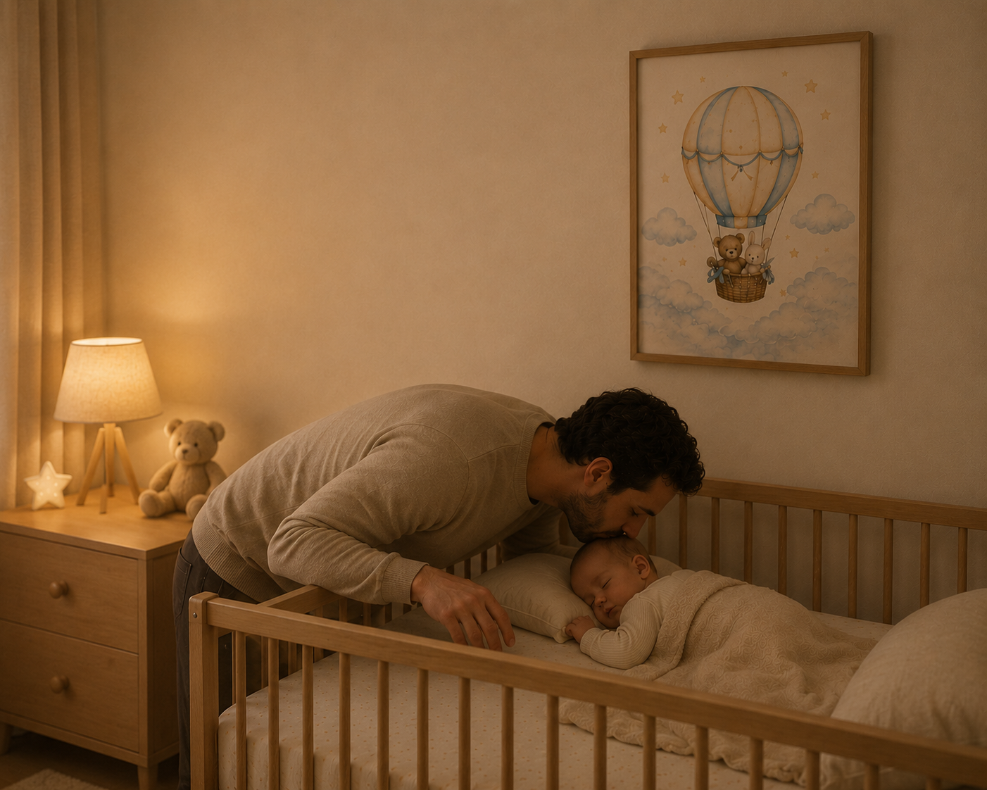 Primeros Sueños - cuadro infantil ambientado con luz natural | Luma Nido